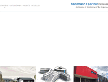 Tablet Screenshot of horstmann-architekten.de
